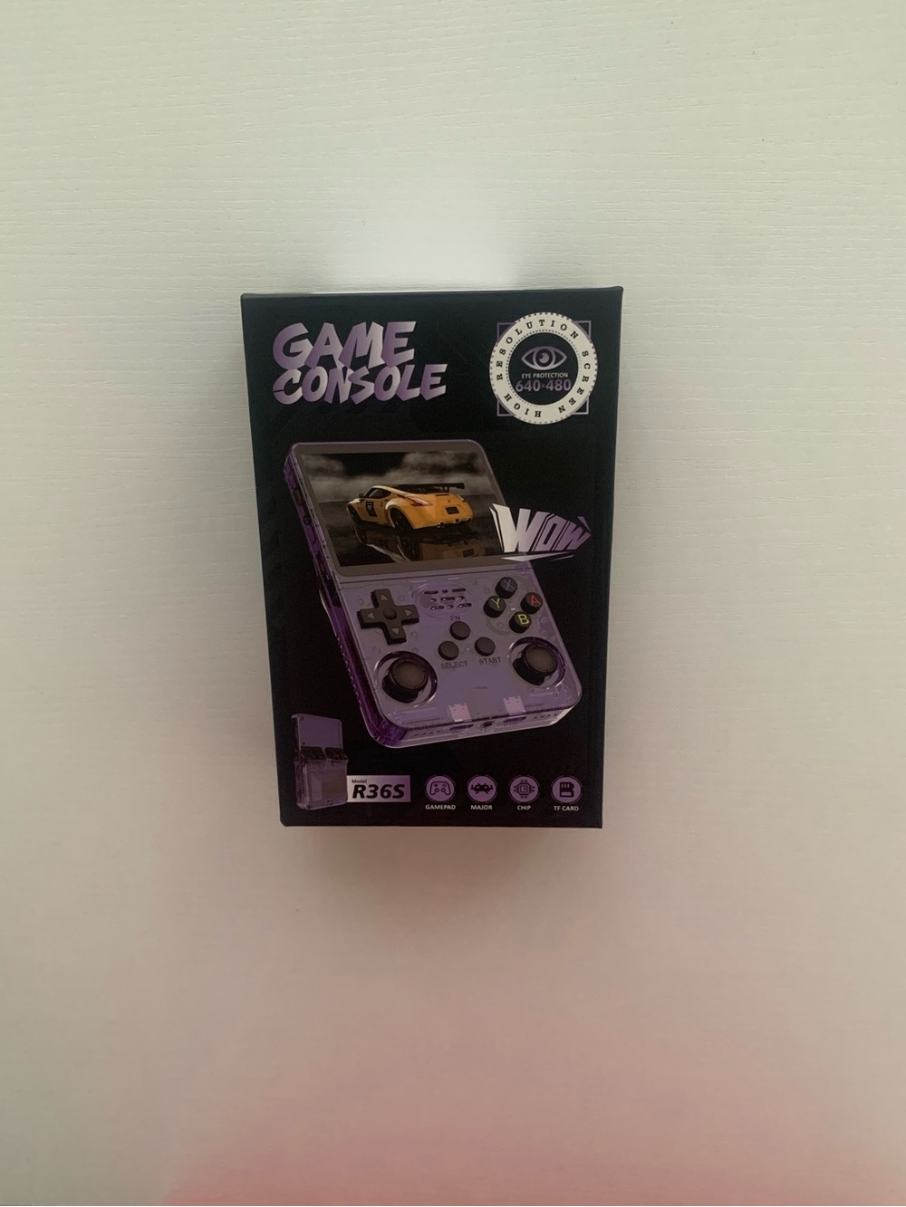 R365 Purple Handheld Game Console - Portable Gaming System